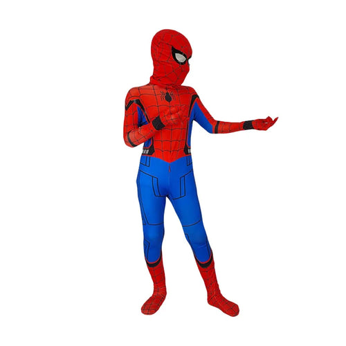 Spiderman Cosplay Fantasy Costumes Jumpsuit for Boys Girls Miles