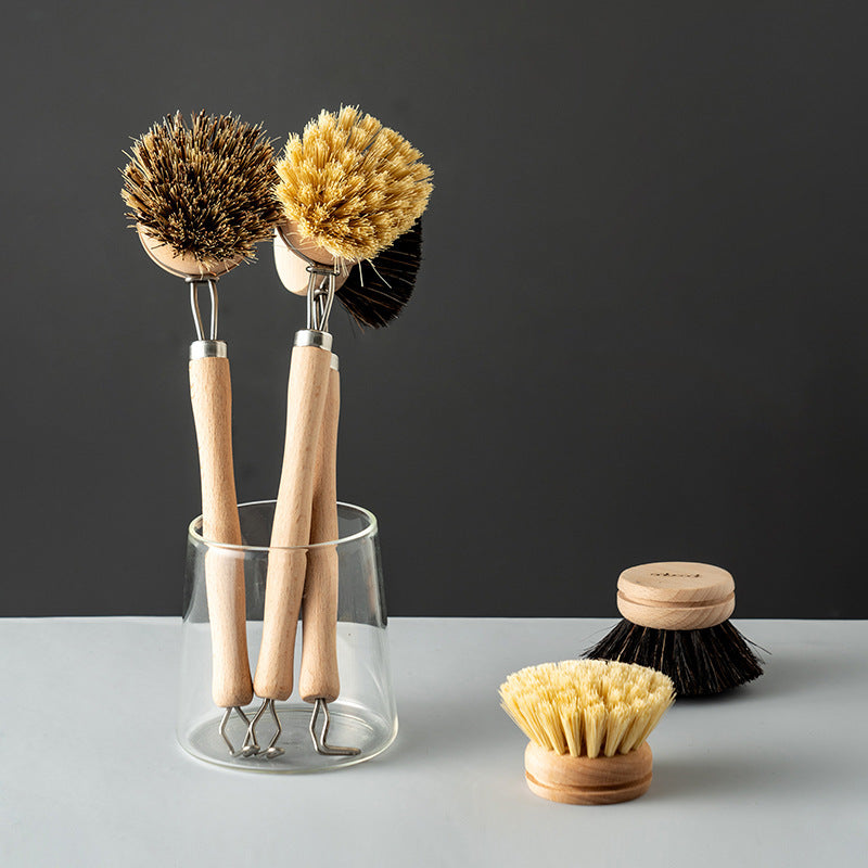 Premium Wok Cleaning Brushes – Horse Hair, Sisal & Palm Options for