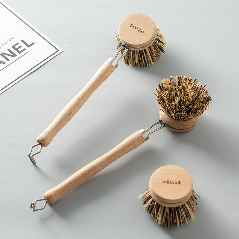 Premium Wok Cleaning Brushes – Horse Hair, Sisal & Palm Options for