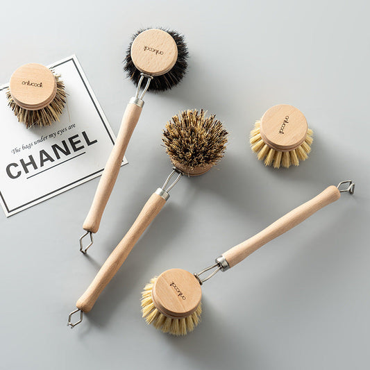 Premium Wok Cleaning Brushes – Horse Hair, Sisal & Palm Options for