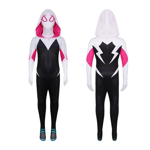 Spiderman Cosplay Fantasy Costumes Jumpsuit for Boys Girls Miles